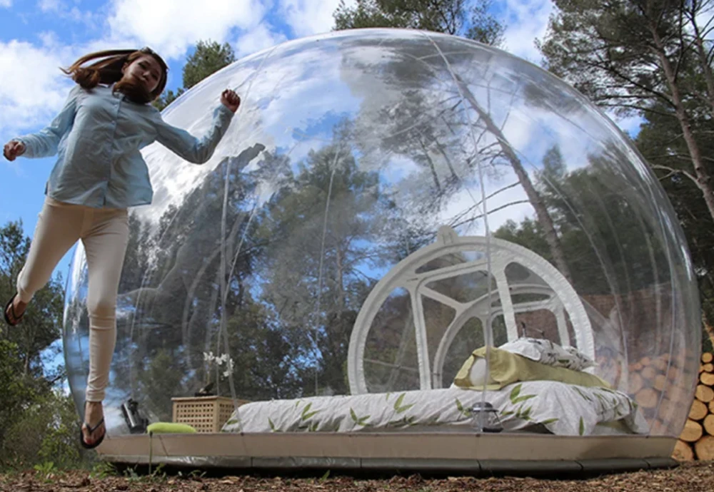 bubble tent stargazing